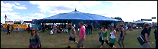 Take a panoramic look at the Reading Festival by the Lock Up/Dance Stage