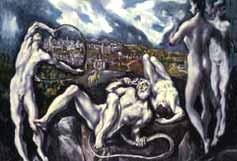 El Greco's painting 'Laocoön' about 1610