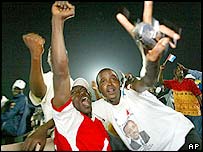 Simpatizantes de Paul Kagame