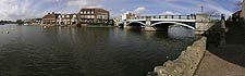Another thames side view nearer to Windsor Bridge