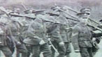 Soldiers marching