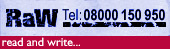 RaW logo - call 08000 150 950 for more information