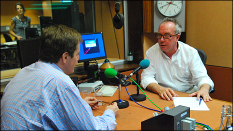 Alastair Campbell with Matthew Bannister