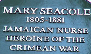 Mary Seacole plaque