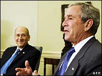 Olmert ve Bush