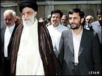 احمدی و آيت الله خامنه ای