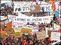 Protesto em Marselha