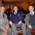 George, Fred and Mick pictured at the Royal British Legion, Bury St Edmunds. George, Fred and Mick pictured at the Royal British Legion, Bury St Edmunds.