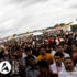 Crowds enjoying the music
