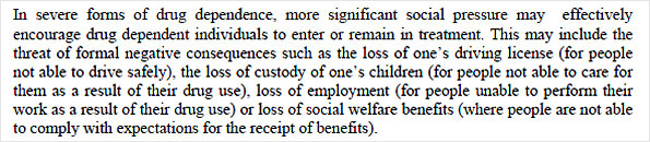 Paragraph from UNODC paper, From Coercion to Cohesion
