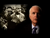 Hình ảnh ông McCain trong phim quảng cáo