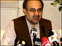  پاکستان کے وزیرِاطلاعات محمد علی درانی