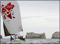 Sailing past the Needles
