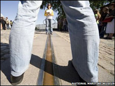 The Greenwich Meridian Line