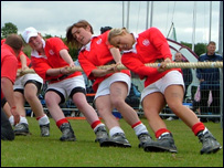 Army Ladies team (560 kilos) win silver 