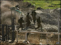 سربازان فلسطینی در مرز غزه و اسرائیل