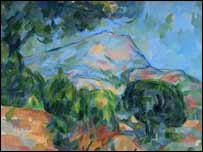 Detalhe de quadro de Cézanne