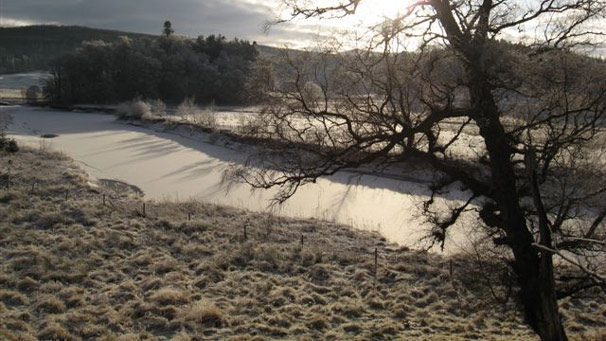Frozen river