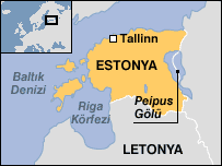 Estonya haritası