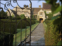Lytes Cary Manor from Apostle Garden