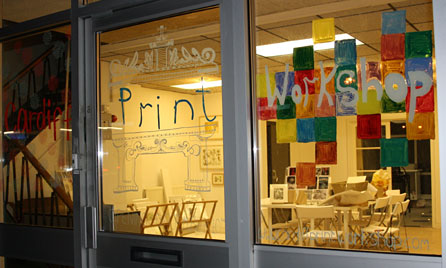 Cardiff Print Workshop's new work space