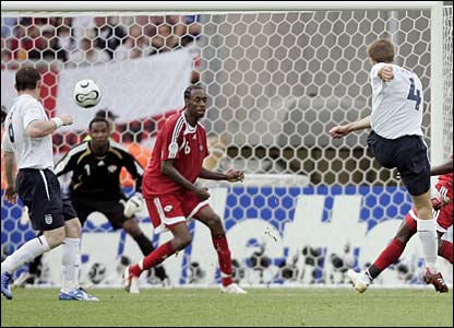 英格兰 2:0 胜特立尼达与多巴哥