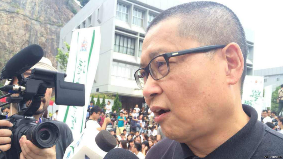 「佔領中環」行動發起人陳健民(BBC中文網記者陳志芬攝19/9/2014)