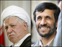 هاشمی رفسنجانی و احمدی نژاد