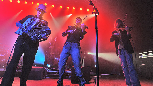 The Treacherous Orchestra live at the ABC, Glasgow. Photo by Louis Decarlo.