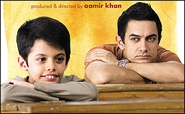 Darsheel Safary and Aamir Khan