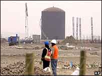 Usina de processamento de gás no Peru