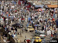 تراکم جمعیت سرگردان در کابل