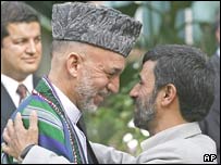 احمدي نژاد او کرزى