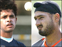 श्रीसंत औऱ हरभजन सिंह