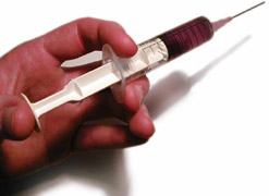 A syringe