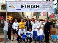 SOFAST charity walkers