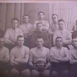 Team in Halle near Brusseles 1945.Front Row left to right. Tomkinson, My Grandad,Arthur Veale ,Albert Defury, "scotsman", Middle , Lt Fleming, Robinson ,"Welshman", Green , Corp Bill Stone. Back row O`Halloran, "Scotsman", "Welshman" Team in Halle near Brusseles 1945.Front Row left to right. Tomkinson, My Grandad,Arthur Veale ,Albert Defury, "scotsman", Middle , Lt Fleming, Robinson ,"Welshman", Green , Corp Bill Stone. Back row O`Halloran, "Scotsman", "Welshman"