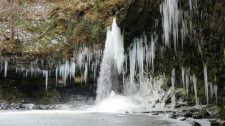 Sgwd Gwladus Falls by Mike Davies in Neath.