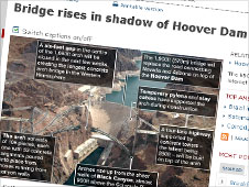 Hoover dam annotated picture