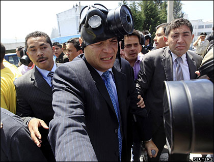 Rafael Correa, presidente de Ecuador