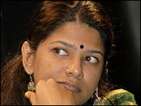 कनीमोली, करुणानिधि की पुत्री