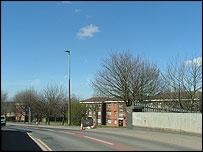 Brett stood under this lampost