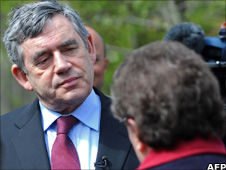 Gordon Brown and Gillian Duffy
