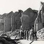 Fying Bomb damage to terraced houses on Beechdale Road. 23rd June 1944.
