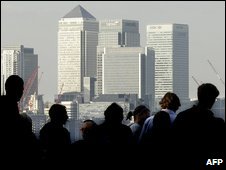 Діловий район Лондона Канарі Ворф