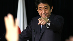 安倍自民党夺权成功