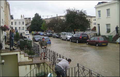Bath Terrace in Cheltenham by Katy Rayner