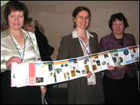 Frances Carey, Katharine Hoare, Jessica Harrison-Hall大英博物馆中国巡回展负责人