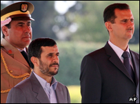 بشار اسد و احمدی نژاد