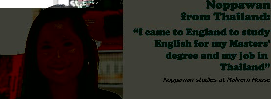 Grammar challenger Noppawan from Thailand